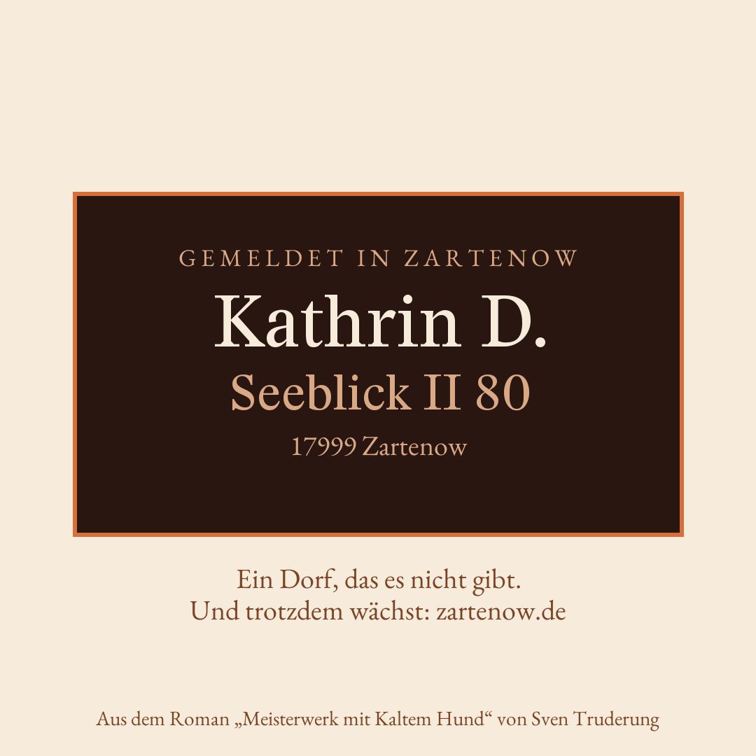 Klingelschild Kathrin D.